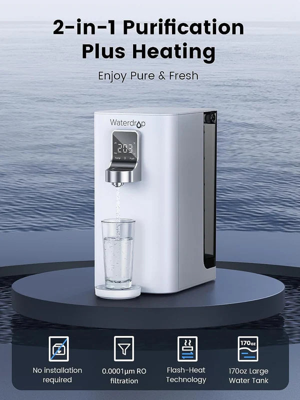 Waterdrop K19 Instant Hot Countertop RO System WD-K19-H