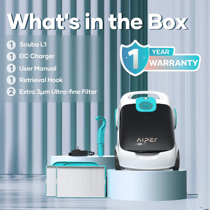 Aiper Scuba L1 Cordless Robotic Pool Cleaner 860010418352