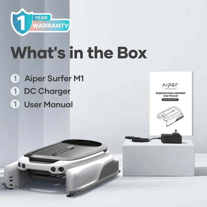 Aiper Surfer M1 Cordless Robotic Pool Skimmer 860010418345