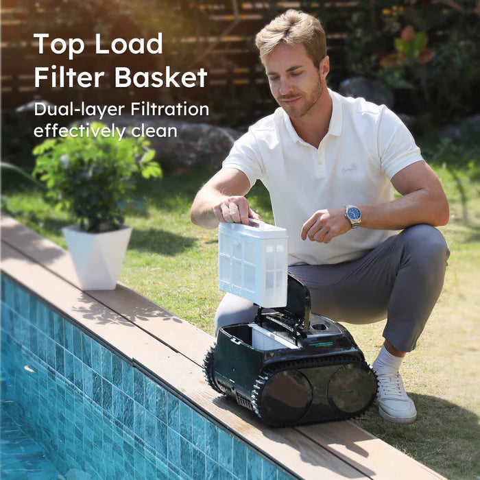 WYBOT C2 Vision Cordless Robotic Pool Cleaner WYUS-C2PV-KG1
