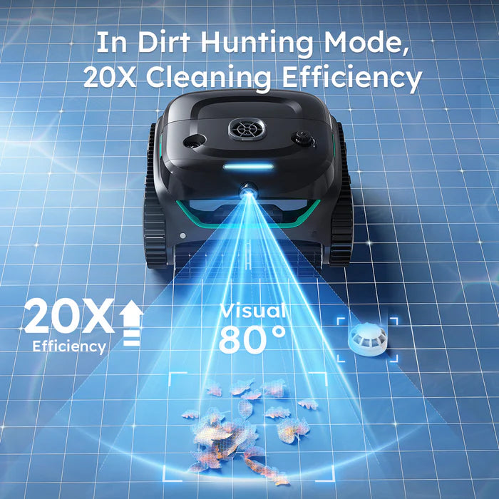 WYBOT C2 Vision Cordless Robotic Pool Cleaner WYUS-C2PV-KG1