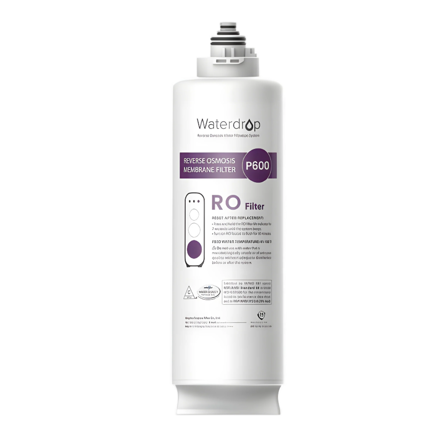 Waterdrop G3P600-RO Filter for Waterdrop G3P600 Reverse Osmosis System | 600GPD WD-G3P600-RO