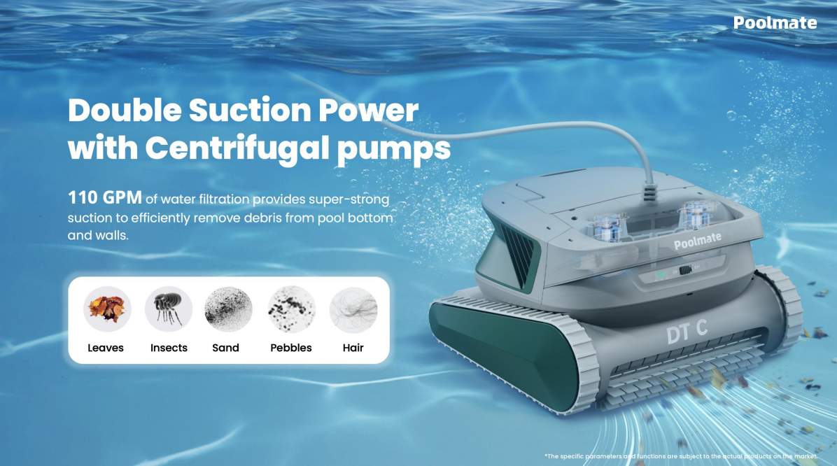 Poolmate DT C Corded Robotic Pool Cleaner 40.40.801.0003