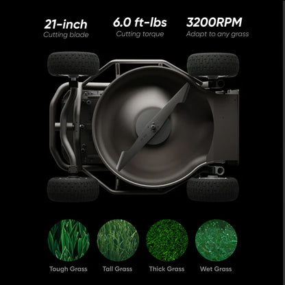 Mowrator S1 4WD Standard Steady Force 12Ah Battery ZM-LMS121-4WD-12A