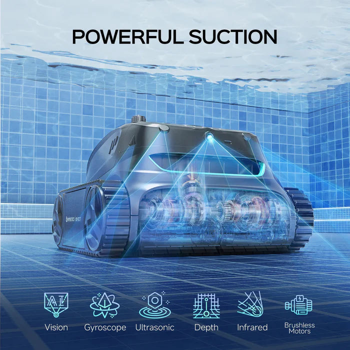 WYBOT S2 Solar Vision Robotic Pool Cleaner WYUS-S2SV-KG1