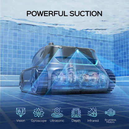 WYBOT S2 Solar Vision Robotic Pool Cleaner WYUS-S2SV-KG1