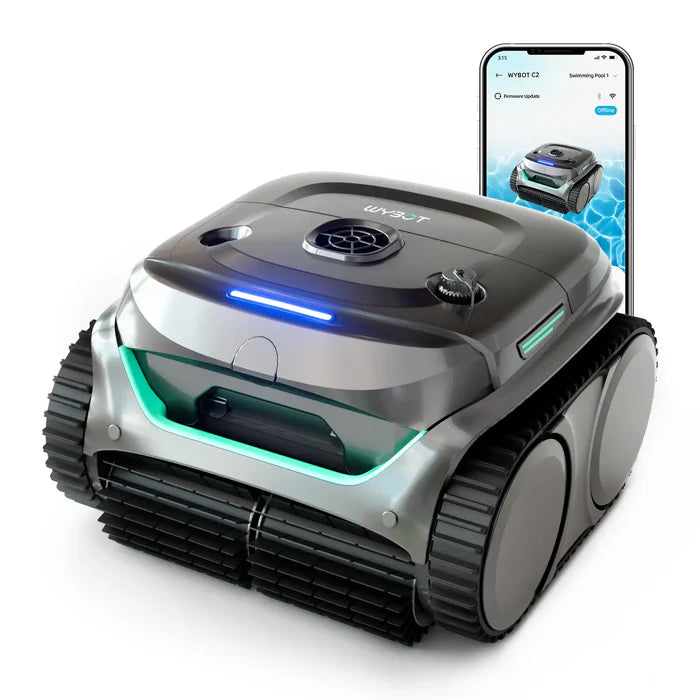 WYBOT C2 Cordless Robotic Pool Cleaner WYUS-C2-KG1