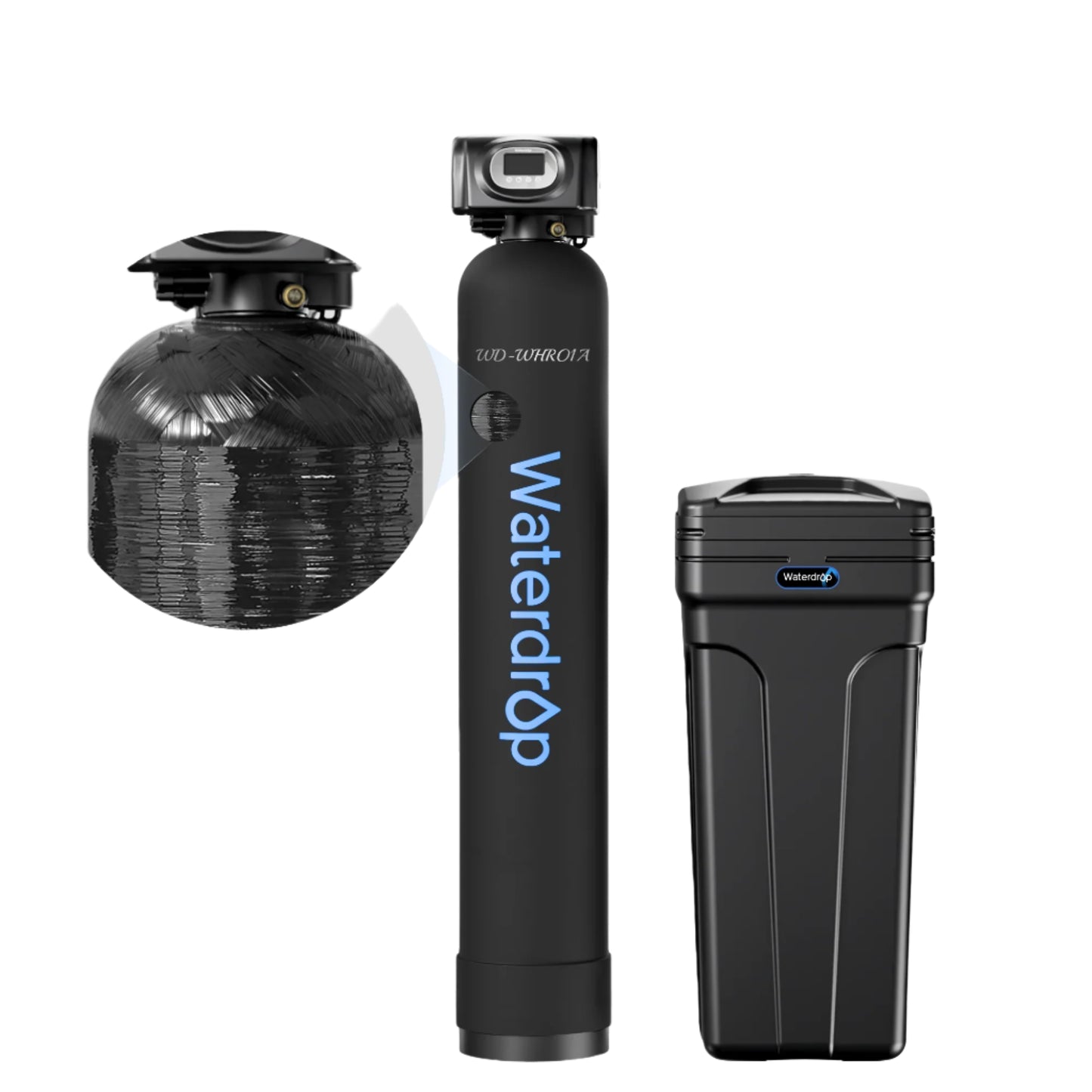 Waterdrop WHR01 Water Softener System, 32000 Grains WHR01A