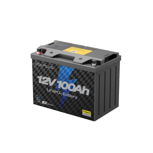 EcoFlow Lithium 12V 100Ah Deep Cycle LiFePO4 Battery EF12V100AhBP-US