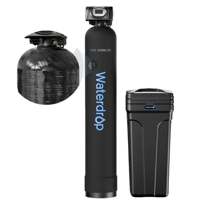 Waterdrop WHR01 Water Softener System, 32000 Grains WHR01A