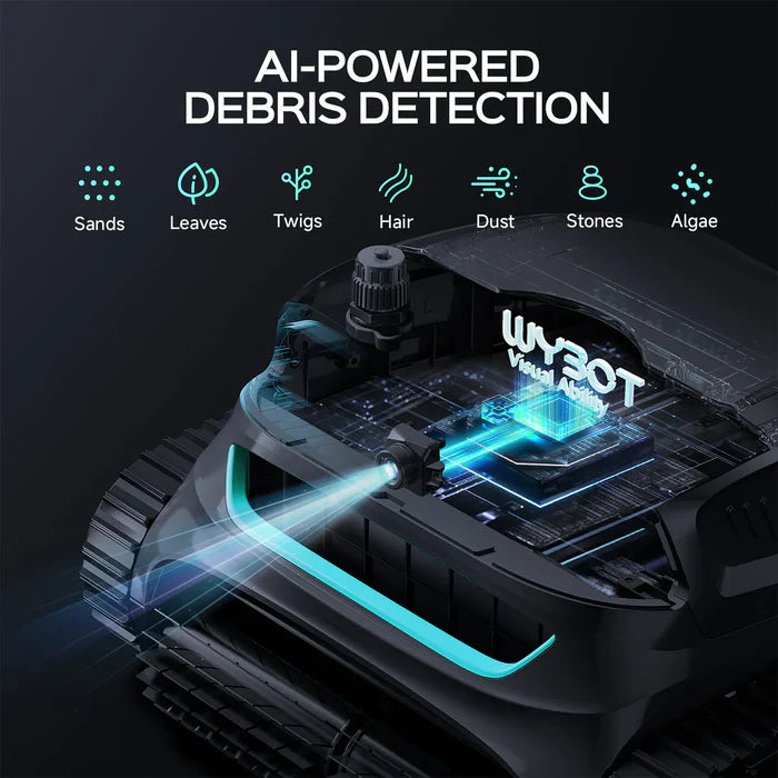WYBOT S2 Solar Vision Robotic Pool Cleaner WYUS-S2SV-KG1