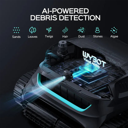 WYBOT S2 Solar Vision Robotic Pool Cleaner WYUS-S2SV-KG1
