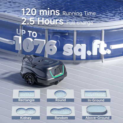 Wybot A1 Cordless Robotic Pool Cleaner WYUS-A1-KG