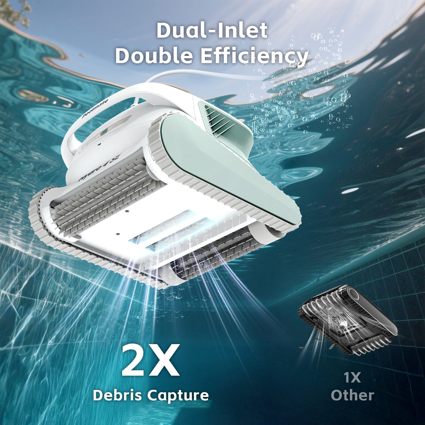 Poolmate Hydro 4 SE Corded Robotic Pool Cleaner 40.40.800.0002