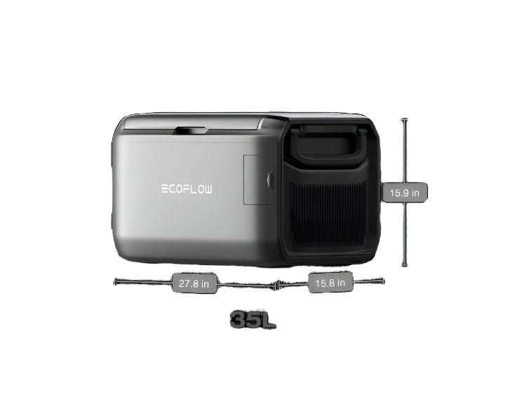 EcoFlow GLACIER Classic Portable Fridge Freezer 35L EFGLACIER35L-US-NBOX