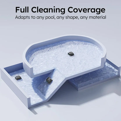 WYBOT C2 Cordless Robotic Pool Cleaner WYUS-C2-KG1