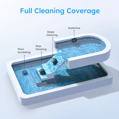 WYBOT C2 Vision Cordless Robotic Pool Cleaner WYUS-C2PV-KG1