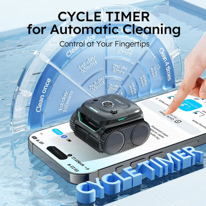 WYBOT C2 Cordless Robotic Pool Cleaner WYUS-C2-KG1