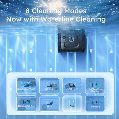 WYBOT C2 Vision Cordless Robotic Pool Cleaner WYUS-C2PV-KG1