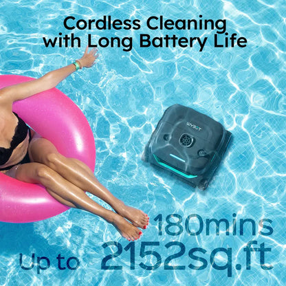 WYBOT C2 Cordless Robotic Pool Cleaner WYUS-C2-KG1
