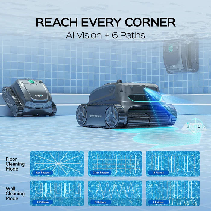 WYBOT S2 Solar Vision Robotic Pool Cleaner WYUS-S2SV-KG1